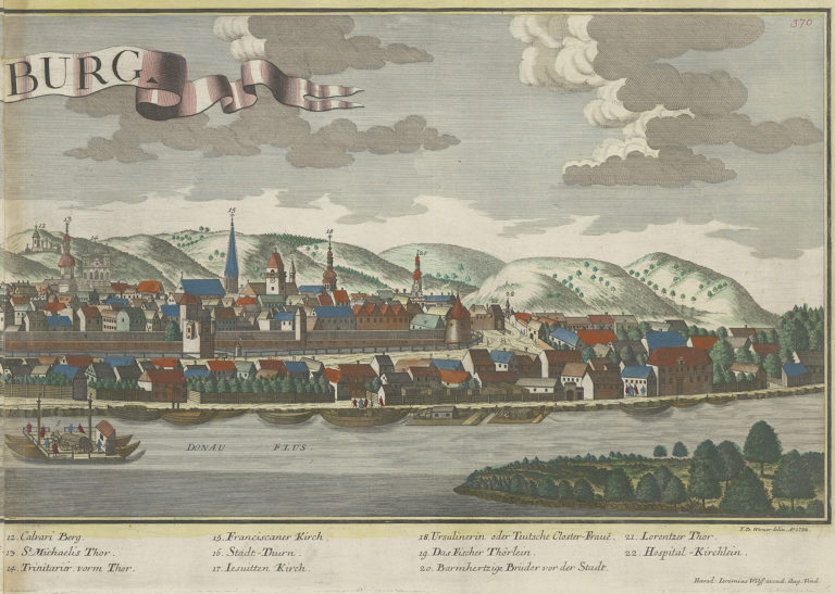 Bratislava od juhu (1760)