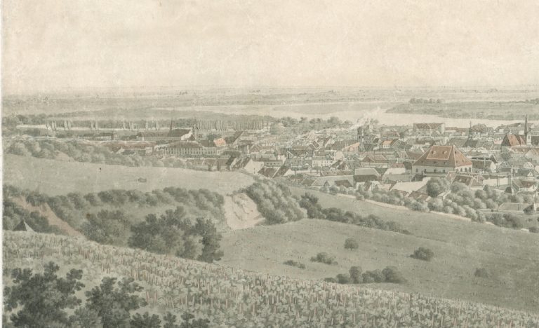 Bratislava od severu (cca. 1820)​