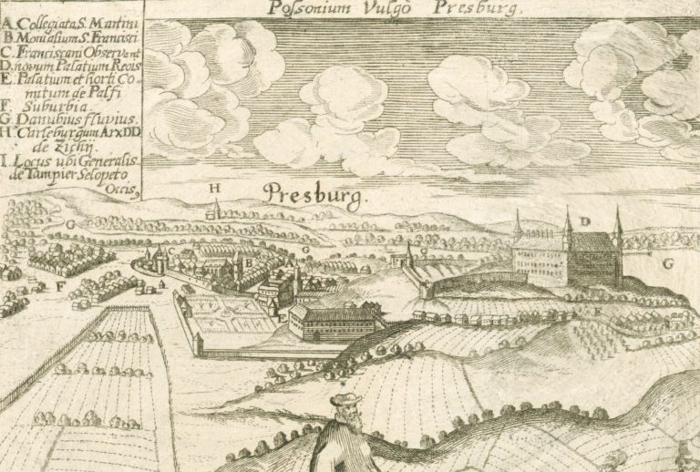 Bratislava od severu (cca. 1670 – 1700)